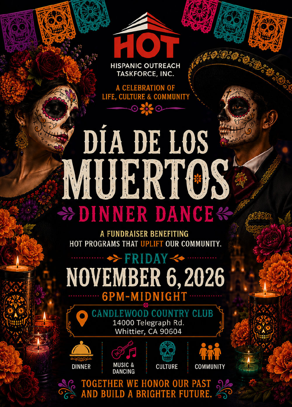 Dia de los Muertos Flyer